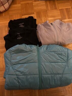 Bundle  Puffer Jacket with Hood North face jacket Hello Kitty Kenneth Cole top